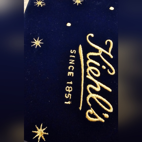 Kiehls Midnight Blue Velvet Beauty Pouch Makeup Bag NWOT - Picture 9 of 9